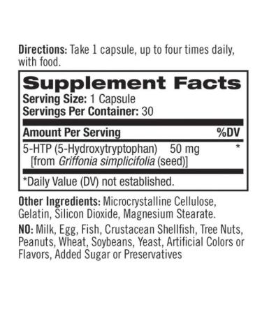 Natrol 5-HTP 50 mg 45 capsules - Buy Online on GoSupps.com