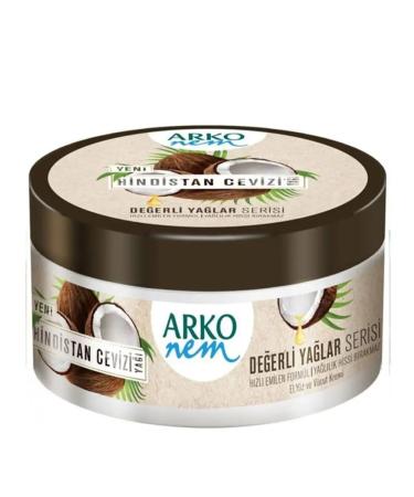 Arko nem Hand and body cream moisturizing coconut 250ml - Buy Online on GoSupps.com