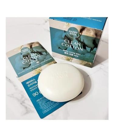 Happy Bath Antibacterial cotton soap Clean Cotton N 358 - Buy Online on GoSupps.com