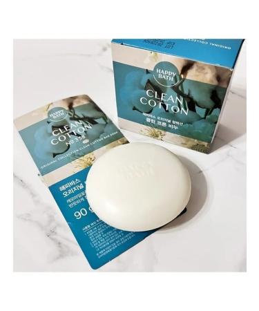 Happy Bath Antibacterial cotton soap Clean Cotton N 358 - Buy Online on GoSupps.com