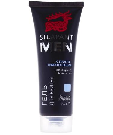 Two lines Silapant Men shaving gel with pantogematogen - Buy Online on GoSupps.com