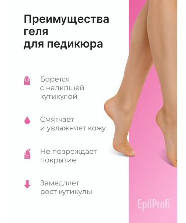 EpilProfi Remover for cuticle pedicure urea for the legs 250ml - Buy Online on GoSupps.com