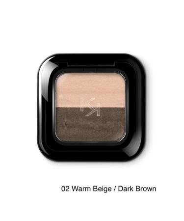 KIKO Milano Bright Duo double shadows with a rich intense shade