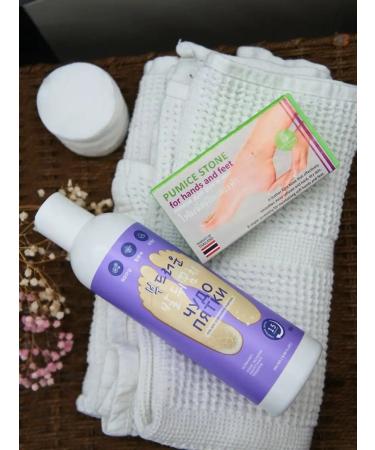 COSMEDJI Liquid blade for smooth heels gel and pumice in the set - Buy Online on GoSupps.com