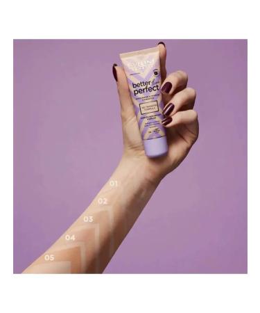 Eveline Cosmetics Tonal cream Better than Perfect No. 04 Natural Beige - Buy Online on GoSupps.com