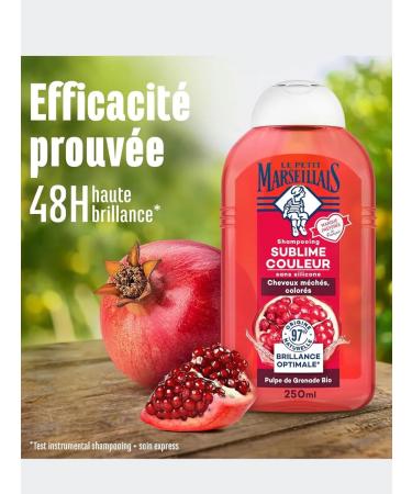 LE PETIT MARSEILLAIS Sublime Color 250ml grenades shampoo grenades - Buy Online on GoSupps.com