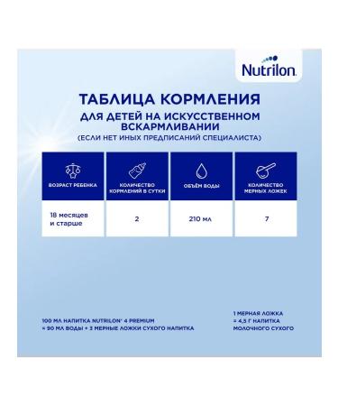Nutrilon Children's mixture 4 Premium 1200 g - Buy Online on GoSupps.com