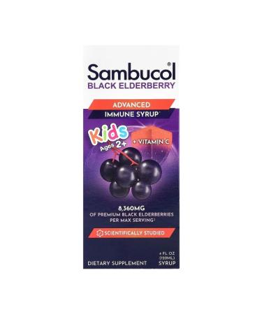 Sambucol Black Buzina for children syrup 120 ml - Buy Online on GoSupps.com