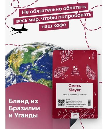 UNITY COFFEE A mixture of premium varieties in Slayer 250 g - Buy Online on GoSupps.com