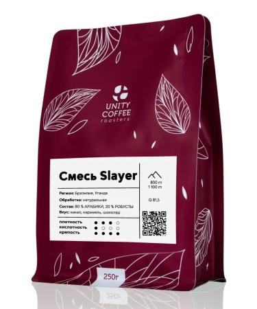 UNITY COFFEE A mixture of premium varieties in Slayer 250 g - Buy Online on GoSupps.com