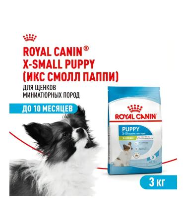 ROYAL CANIN X-Small Puppy for mini-rock puppies 3 kg - Buy Online on GoSupps.com
