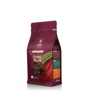 Cacao Barry Cocoa Powder Alcalized Extra Brute (1 kg) - Buy Online on GoSupps.com