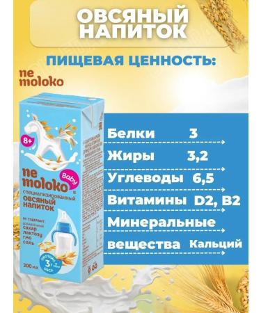 Nemoloko Porridge and drink children's silence 5 pcs nonmolic - Buy Online on GoSupps.com