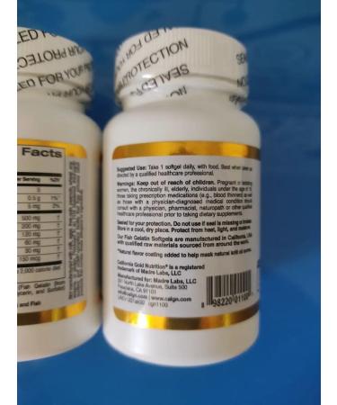 California Gold Nutrition Antarctic Krill Oil Antarctic Crill 30 - Buy Online on GoSupps.com