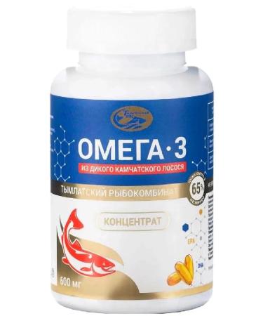 Tymlatsky fish processing plant Omega 3 concentrate fish PNZHK 70% Salmonika - Buy Online on GoSupps.com