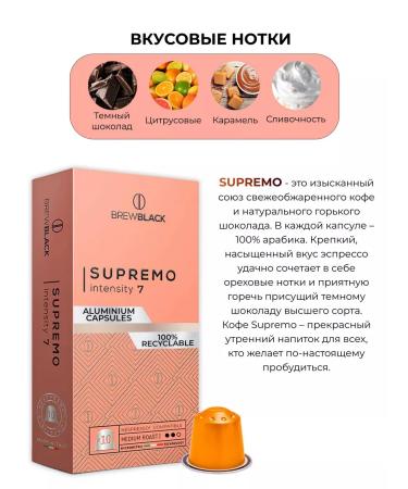 BrewBlack Coffee coffee for coffee machines Nespresso 50 pieces - Buy Online on GoSupps.com