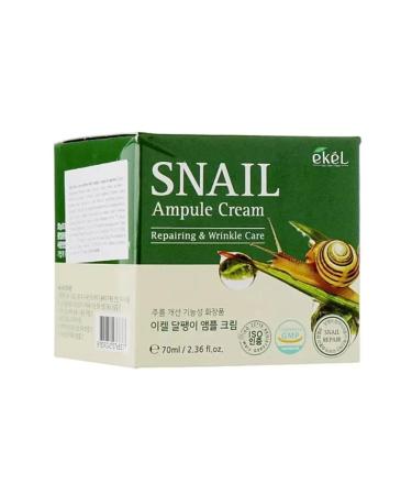EKEL Face cream Snail ampule Cream 70 ml - Buy Online on GoSupps.com