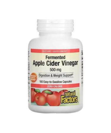 Natural Factors Apple cider vinegar 180 capsules