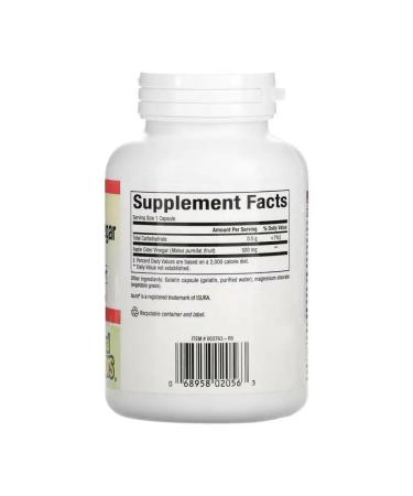 Natural Factors Apple cider vinegar 180 capsules - Buy Online on GoSupps.com