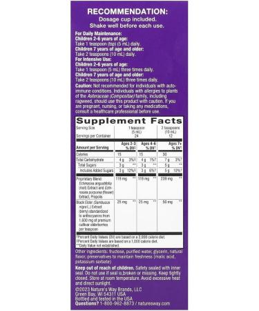 Nature's Way For immunity Buzin Propolis and Echinacea 240 ml120 ml - Buy Online on GoSupps.com