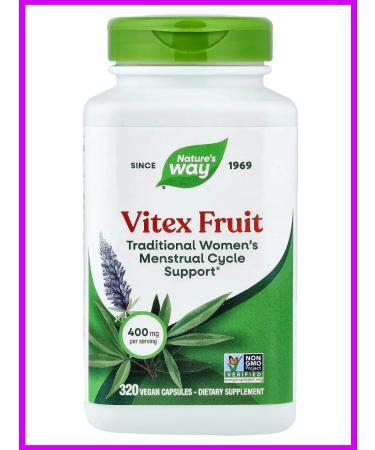 Nature's Way Vitex sacred 400 mg 320 vegan capsules