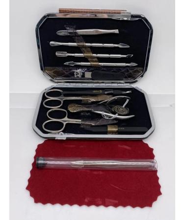 ZINGER Manicure set of 10 items silver - Buy Online on GoSupps.com