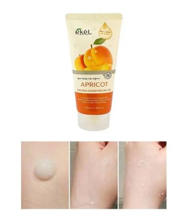 EKEL Piling with an apricot Natural Clean Peeling Gel Apricot 100ml - Buy Online on GoSupps.com