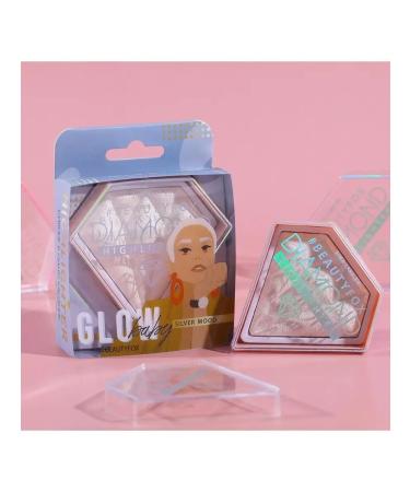 Beauty Fox Highlighter for the face of the body shimmer dry baked structure