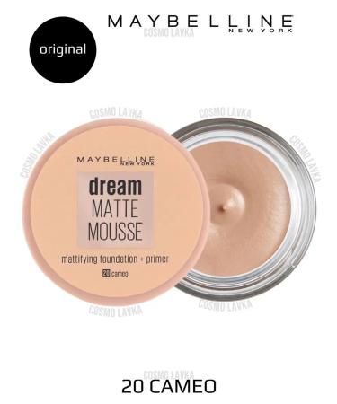 Maybelline New York Tonal face cream Dream Matte Mousse 20 Cameo