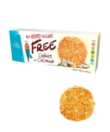 Bogutti Coconut cookies without sugar 2 pcs - Buy Online on GoSupps.com
