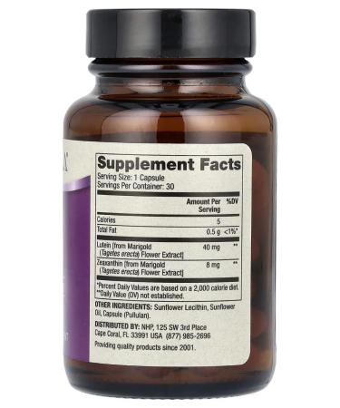 Dr Mercola Luthein with zeaxantin 40 mg 30 capsules - Buy Online on GoSupps.com