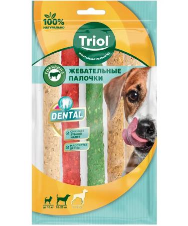 Triol The treat of the wand is flat dental for dogs mix 13 cm 5 pcs - Buy Online on GoSupps.com