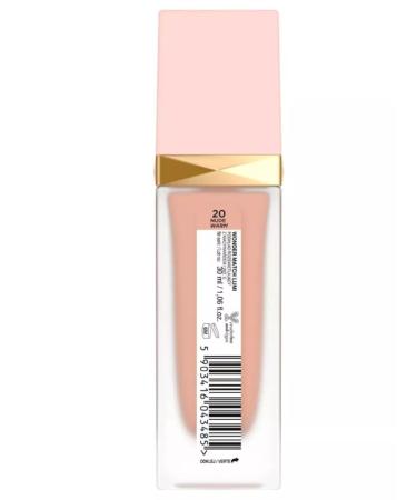 EVELINE Tonal cream base Wonder Match Lumi 20 Nude 30 ml - Buy Online on GoSupps.com