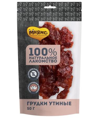 Mnyams Ducky breast treats for dogs dried 50 g - Buy Online on GoSupps.com