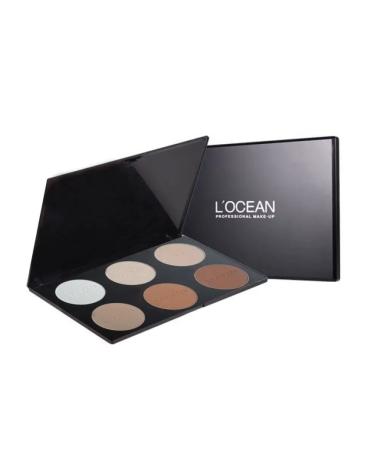 L'OCEAN Professional palette of powder 6 shades 10 g x 6