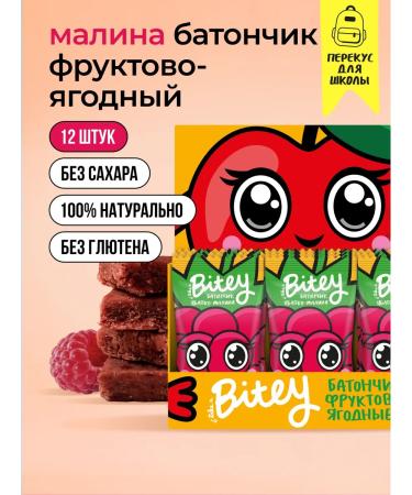 Take a Bitey Fruit sugar bars Bityy raspberries 12 pcs