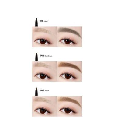 L'OCEAN Automatic eyebrow pencil 05 Brown - Buy Online on GoSupps.com