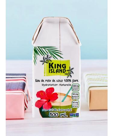 King Island Coconut water without sugar 0.5l x 4 - Buy Online on GoSupps.com