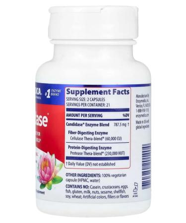 enzymedica Candidate 42 capsules - Buy Online on GoSupps.com