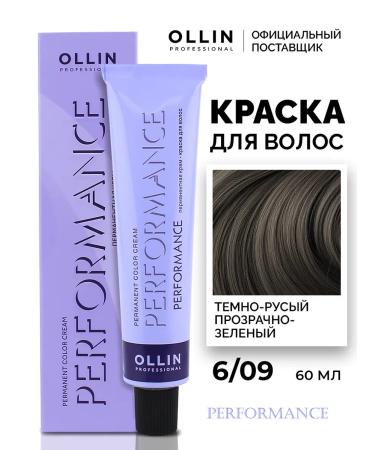 Ollin Professional Hair dye Perfomance 6.09 60 ml