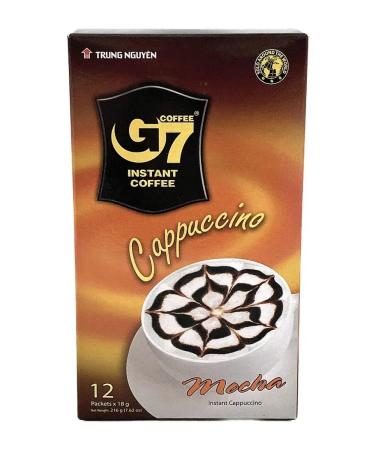 G7 Instant Coffee Vietnamese soluble coffee Kapuchino Mokko (12 pcs 18g) - Buy Online on GoSupps.com