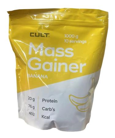CULT Sport Nutrition Heiner Cult 100% Pure Mass Gainer 1000 g - Buy Online on GoSupps.com