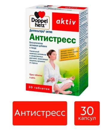 Doppelherz Antistress Antistress tablets 375 mg 30 tenders