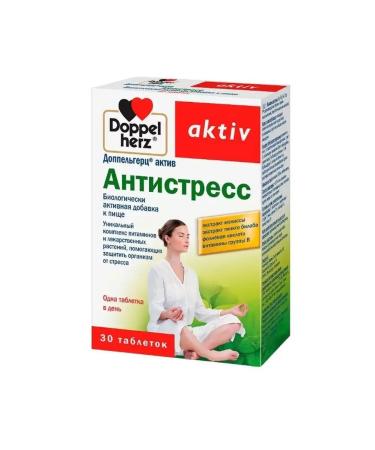 Doppelherz Antistress Antistress tablets 375 mg 30 tenders - Buy Online on GoSupps.com