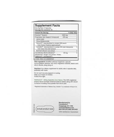 FutureBiotics Veinfactors anti -varicose complex 90 capsules - Buy Online on GoSupps.com