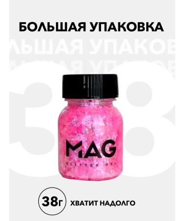 MAG Glitter-gel for the face and body 38 grams mono pink - Buy Online on GoSupps.com
