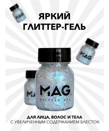 MAG Glitter-gel for the face and body 38 gr snowflake