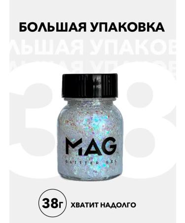 MAG Glitter-gel for the face and body 38 gr snowflake - Buy Online on GoSupps.com