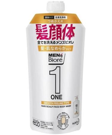 Kao Mens One Male Hair Body Gel 340ml
