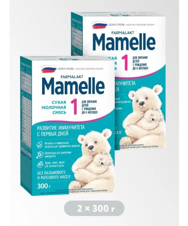 Mamelle Mamel 1 - they say. mixture 0-6 months 300 g 2 pcs